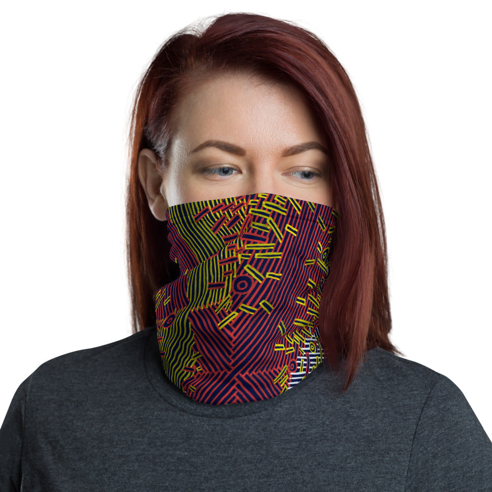 Abstract Painting design Neck Gaiter mask