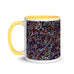 Basking Abstract design Mug with Colour Inside